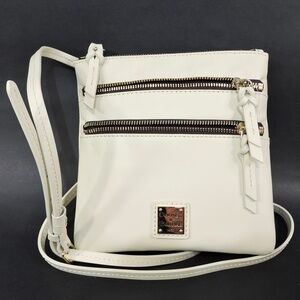 DOONEY & BOURKE WOMEN'S  WHITE LEATHER FASHION BAG